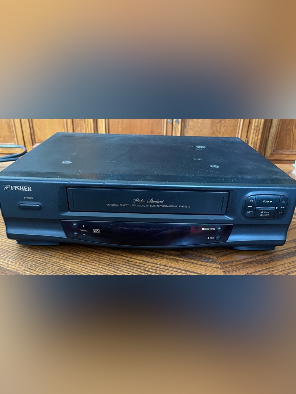 Vintage Fisher FVH-2512 Video Cassette Recorder Tested & Working